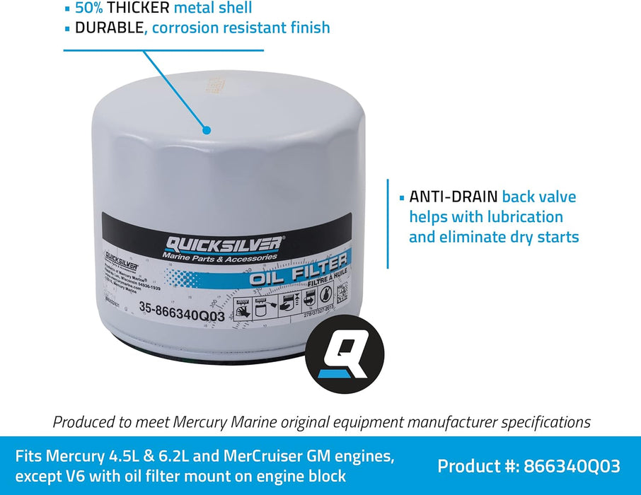 Quicksilver 35-866340Q03 Oil Filter