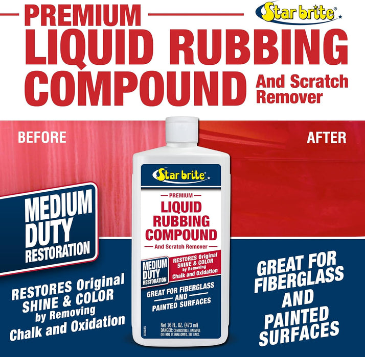 Starbrite 81316 Liquid Rubbing Compound Medium Oxidation