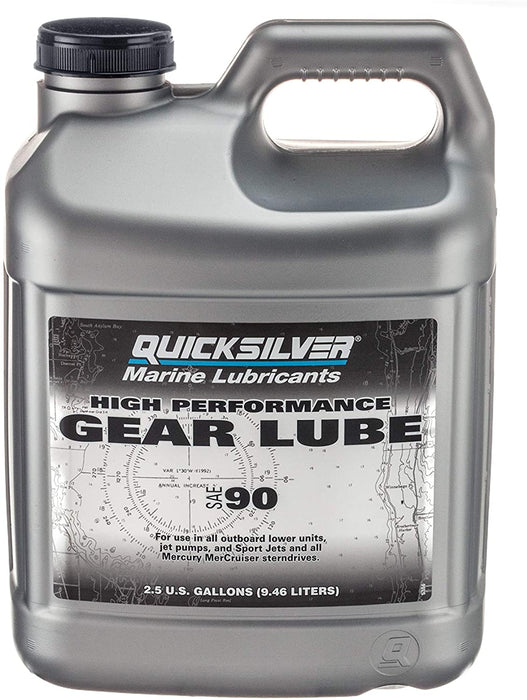 Quicksilver 92-858065Q01 90 High Performance Gear Lube 2.5 Gallon