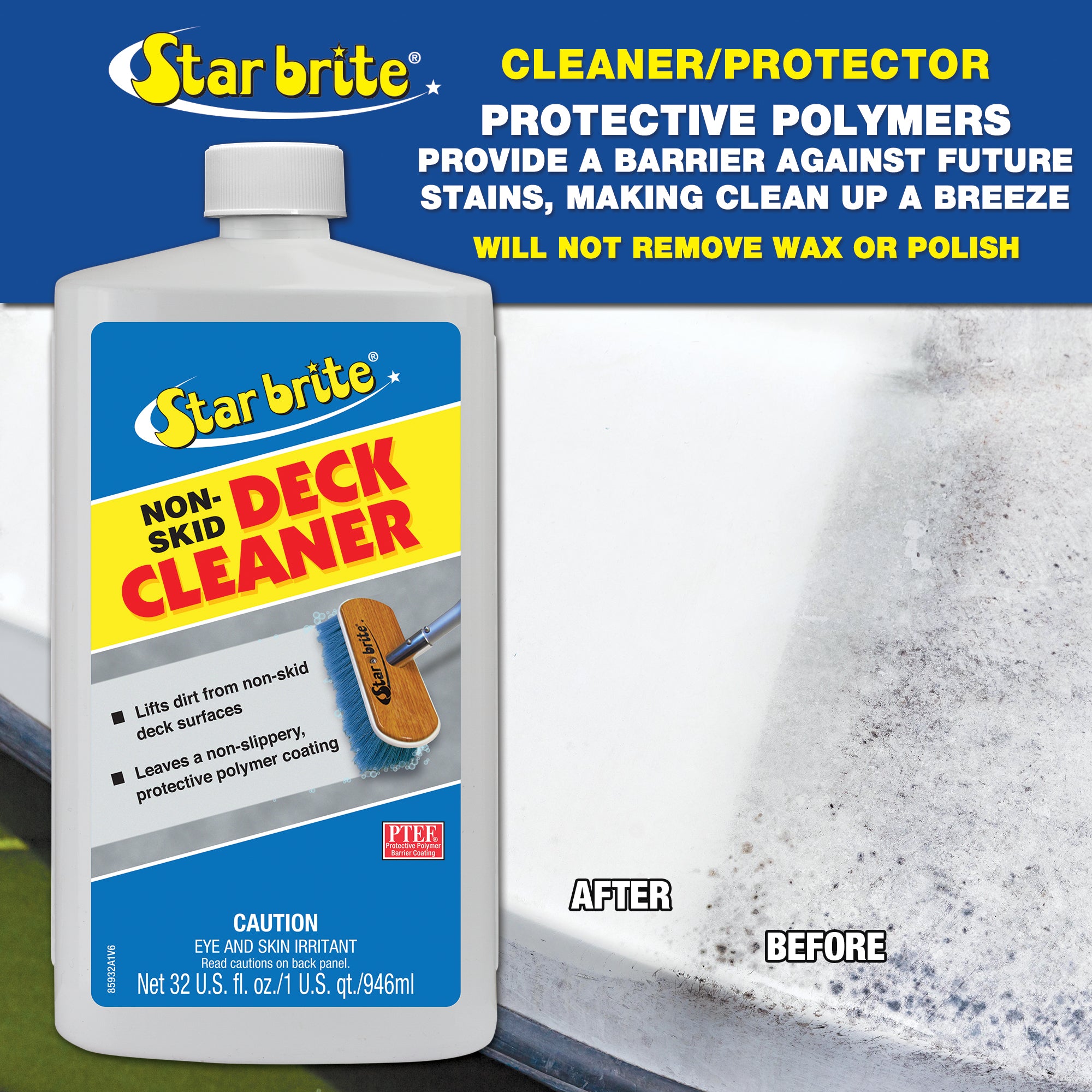 Star Brite Premium Cleaner Wax with PTEF 32 ounce