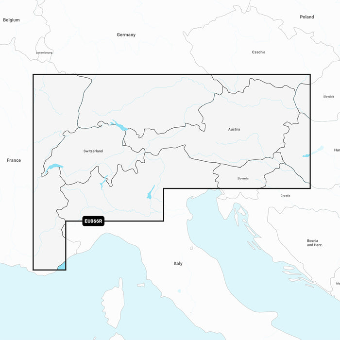 Garmin Navionics Vision+ NVEU066R - Alpine, Lakes  Rivers - Inland Marine Chart [010-C1261-00]